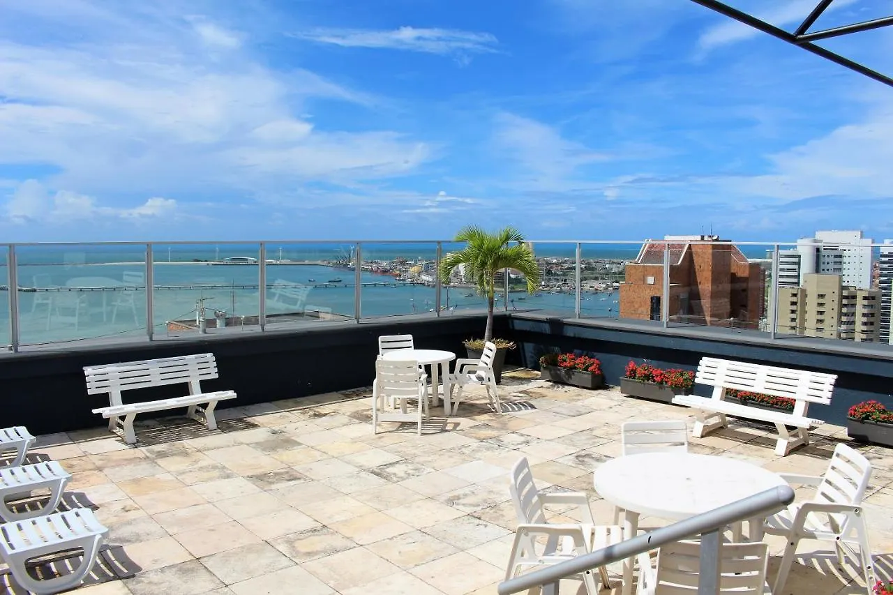 06 Flat Beira Mar Com Energia, Vaga, 3 Camas, Wi-Fi E Ar Διαμέρισμα Φορταλέζα